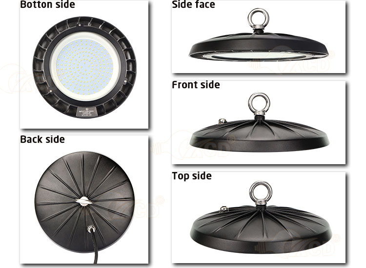 Water Resistant Anti Glare Industrial Led High Bay Light 50w