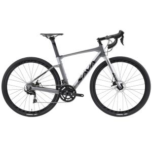 China SAVA Gravel Bike With Hydraulic Brakes Length 1.4m Thru Axle Wheels System wholesale