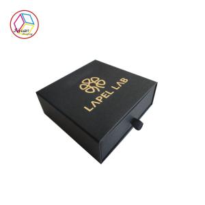 China Kraft Paper Jewelry Gift Boxes Glod Foil Stamping ISO Certification wholesale