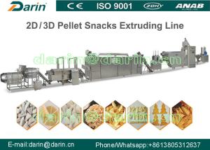 China SUS304 Snack Extruder Machine / Fried 3D Compound Pellet Making Machine wholesale