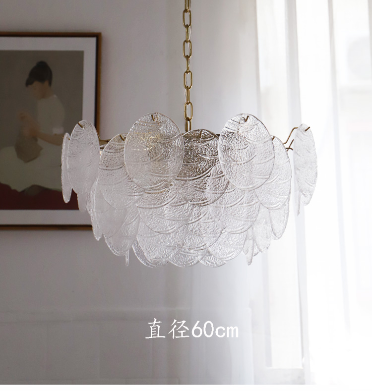 Modern Frosted Diamond Glass Chandelier Luxury Lustre Lighting（WH-CY-251）
