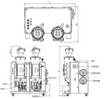 High Efficiency Injection Molding Auxiliary Equipment 24 Hours Auto Start