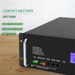 Lifepo4 Cabinet Battery 48V 2.4KWH 50AH Warehouse Lithium Ion Battery Pack