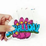 Custom Printed Die Cut Stickers Label Waterproof Vinyl Self Adhesive