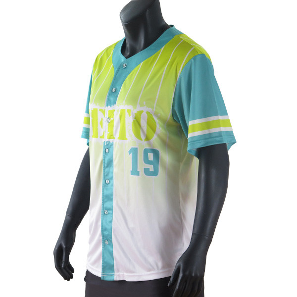 2020 Fashion Style Custom Sublimated Cheerleading Baseball Jersey For Ladies