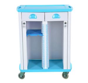 China Hospital Medical Storage Cabinets On Wheels , Assembled Medical Chart Cabinets wholesale