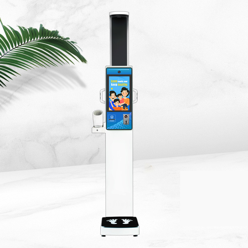 RS232 Ultrasonic Adult Coin Operated Body Scale Body Check Up Machine 180 Pulse/Min