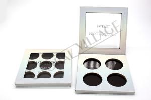 China Holographic Paper Empty Magnetic Eyeshadow Palette Makeup Pan Customized wholesale