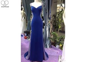 China Sexy Diamond Mermaid Prom Dress , Sweetheart Fishtail Dress See Through Style wholesale