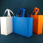 Fire Retardant 80gsm Non Woven Shopping Bags Recycled For Supermarket