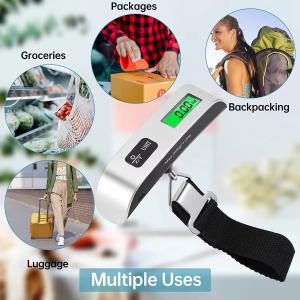 High Precision Digital Luggage Scale with Belt Maximum Weight Recommendation
