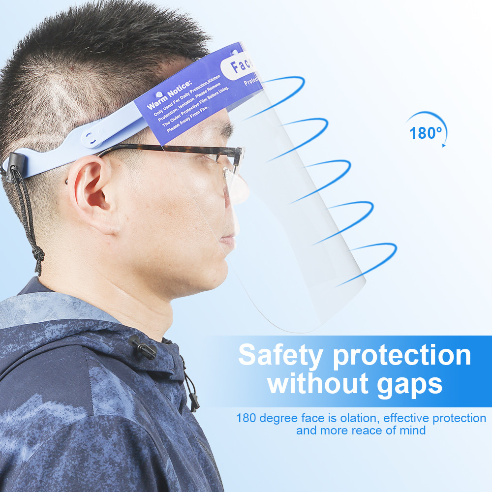 Visor Protective Face Shields , Guard Clear Visor Flip up Transparent Face Guard Anti Splash Shields