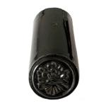 Roofing material black glazed Japanese roof tiles