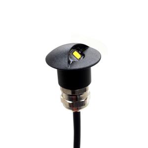 China 1W Aluminum Black Casing Eyelid Patio Walkway Lights wholesale
