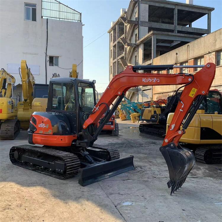 Japan Mini Crawler Kubota U55 U55-5 Uesd Excavator in Shanghai with and Kubota Engine