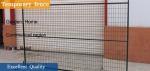 6'X9.6' temporary construction fence frame 1.6"/40mm brace1.2"/30mm and 16ga