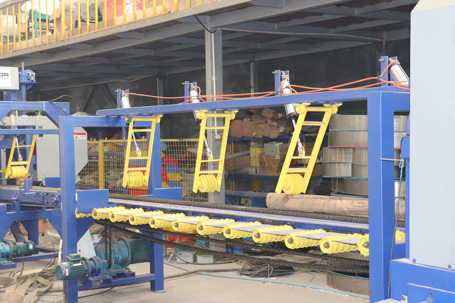 Automatic Wood Bandsaw Twin Vertical Band Sawmill Equipment for log cutting