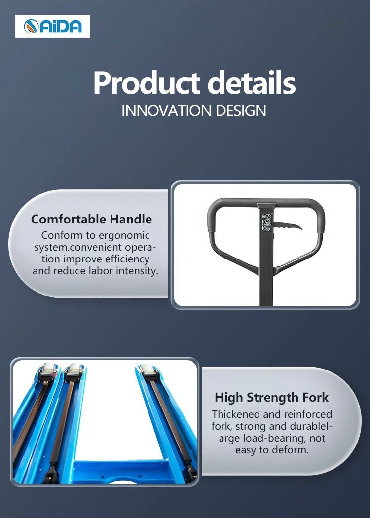 Manual Hand Pallet Truck 685mm Fork Width