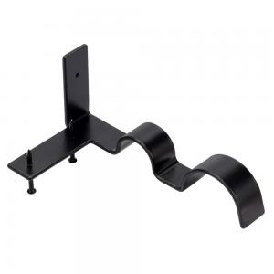 China Double Curtain Rod Holders Brackets for Window Bedroom Home Decoration Party Occasion wholesale