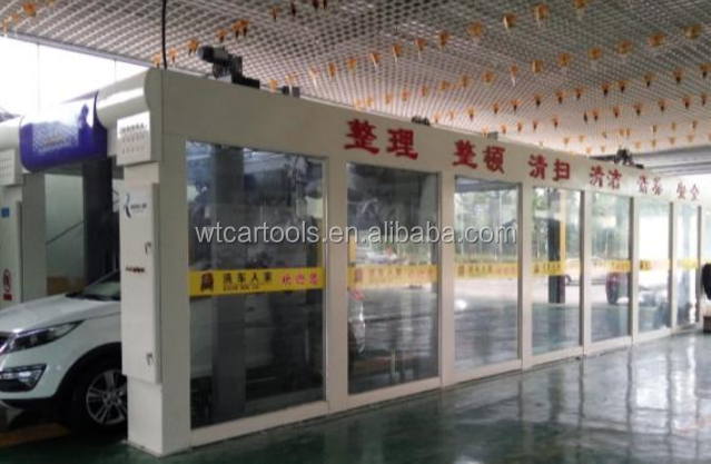 Stainless Fully Automatic Tunnel Car Wash Machine For Car Jeep Coach Within 10 Seats