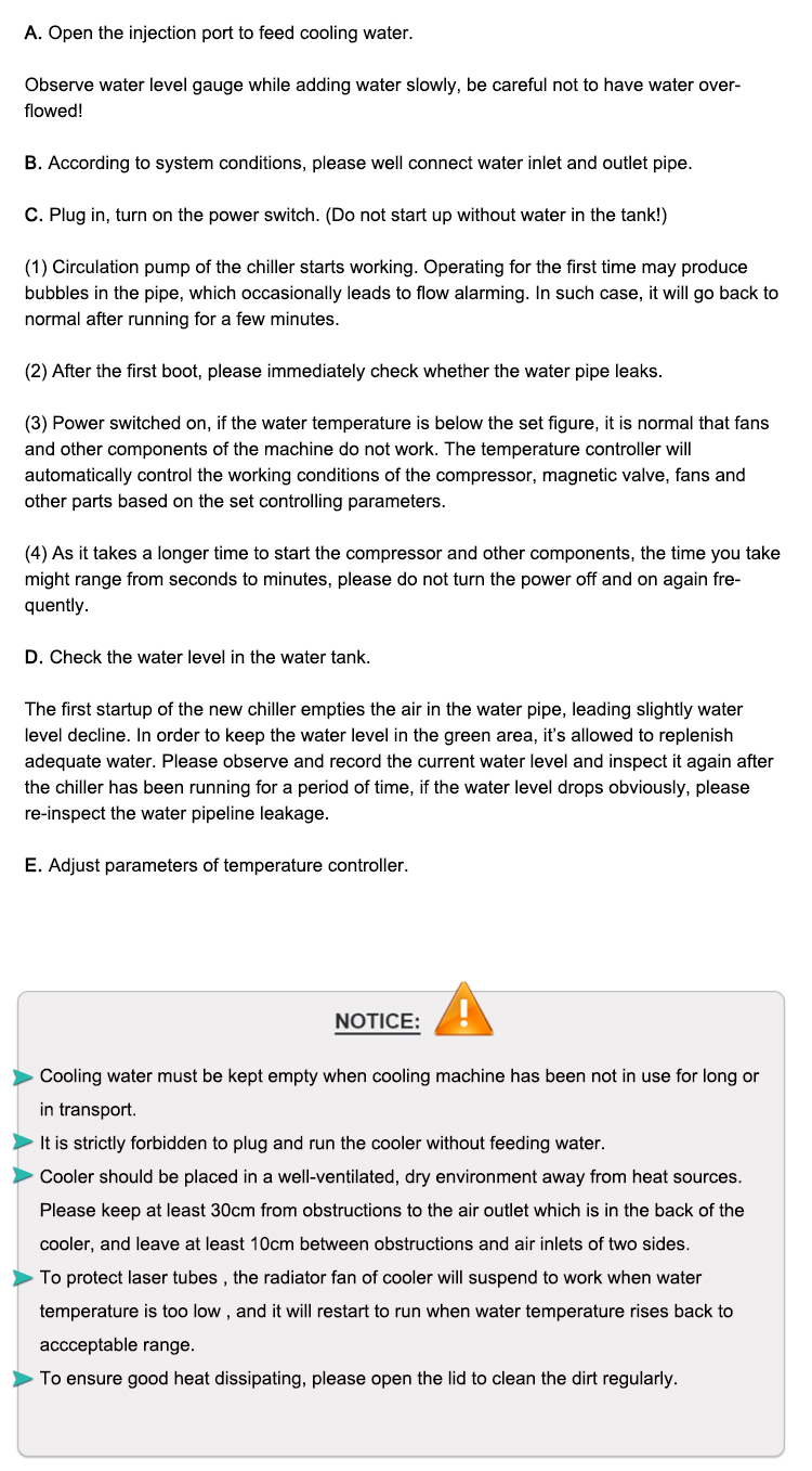 Laser Tube Cooling Made Easy with Industrial Water Chiller CW-5200 and Online Support