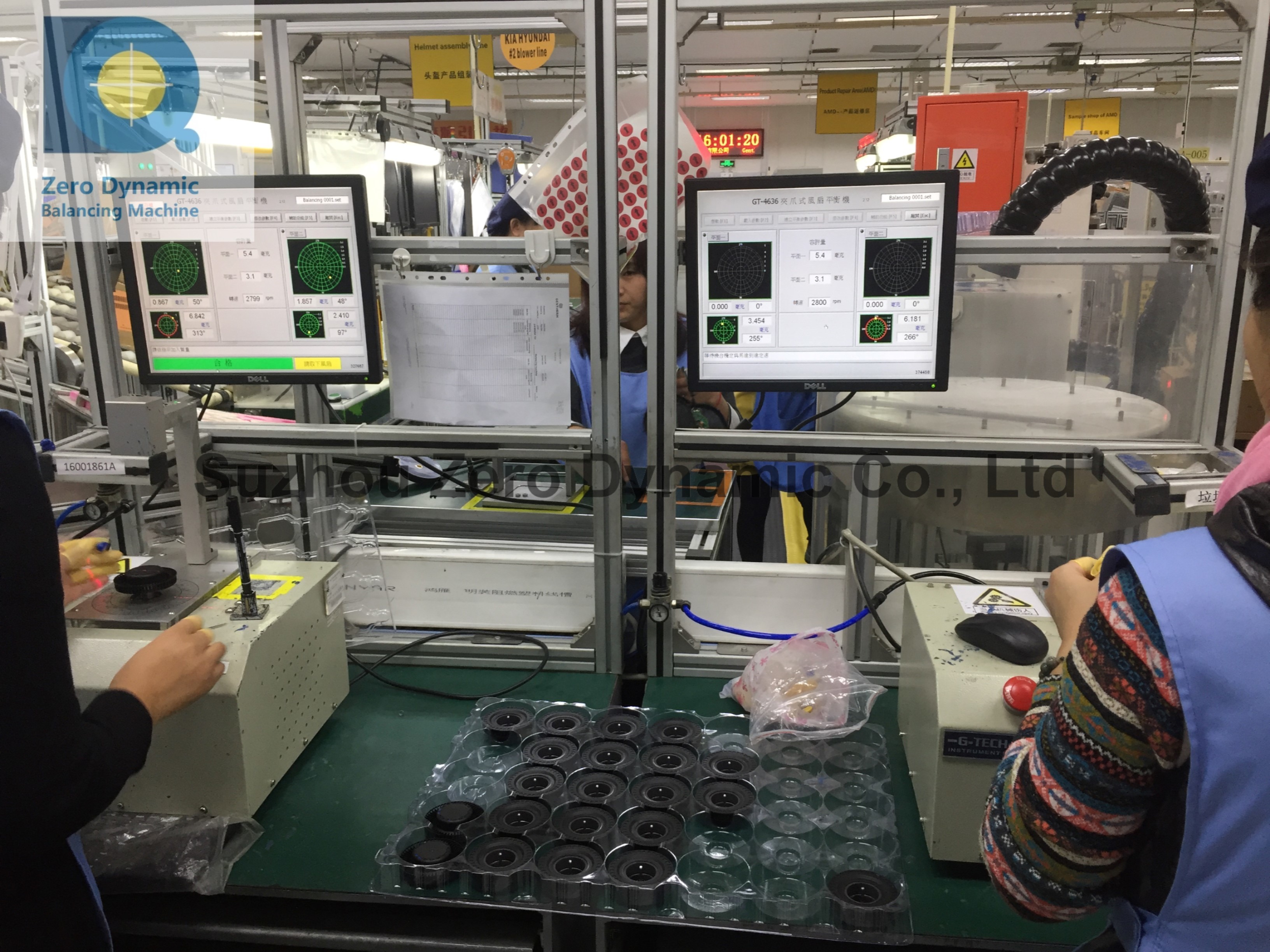 High Precision Fan Blade Balancing Machine , Blower Impeller Gripper Balancing Machine
