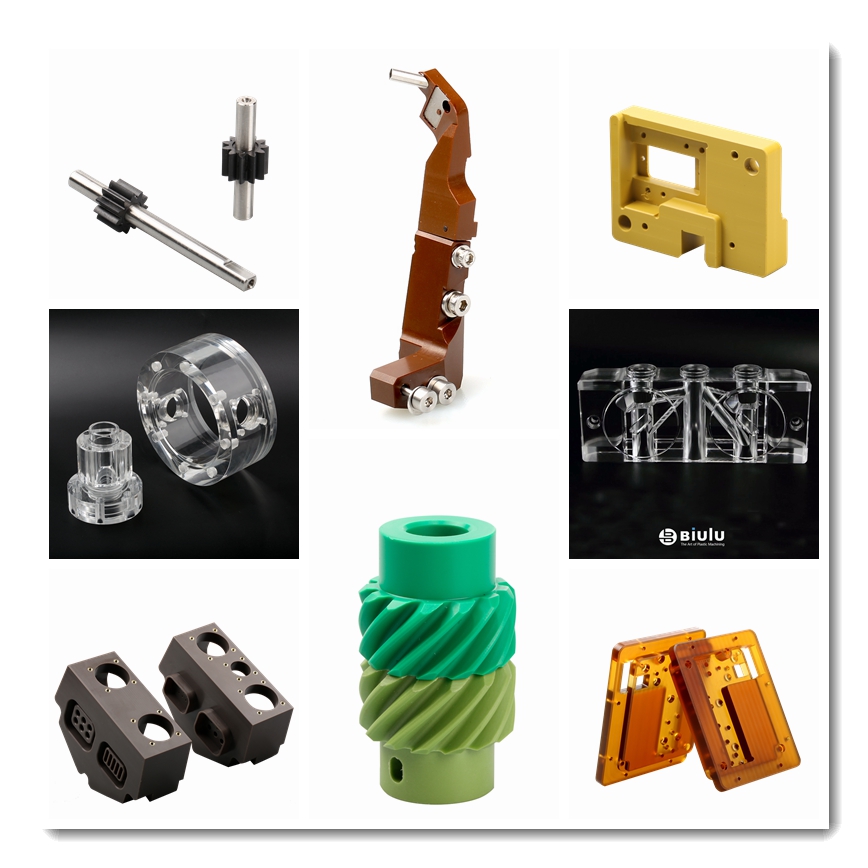 Mechanical Equipment Plastic Machining Services Custom CNC Milling Parts