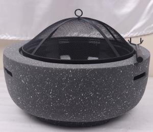 China MGO Stone Design 59.5*34.5cm Steel Barbecue Grill Portable Bbq Pit wholesale