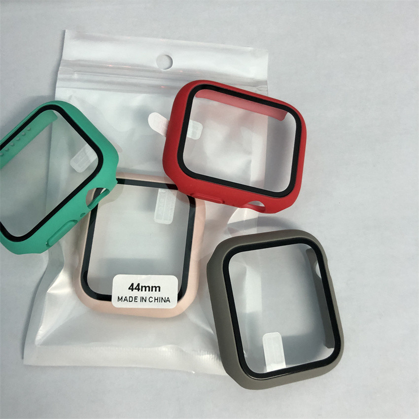 Hard Silicone Watch Strap 38 - 40mm 42 - 44mm Apple Watch Bumper Case