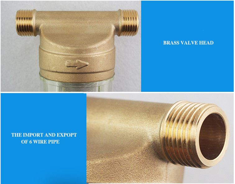 Water Filter For Standard Filter Cartridge Whole House Carbon Water PreFilter
