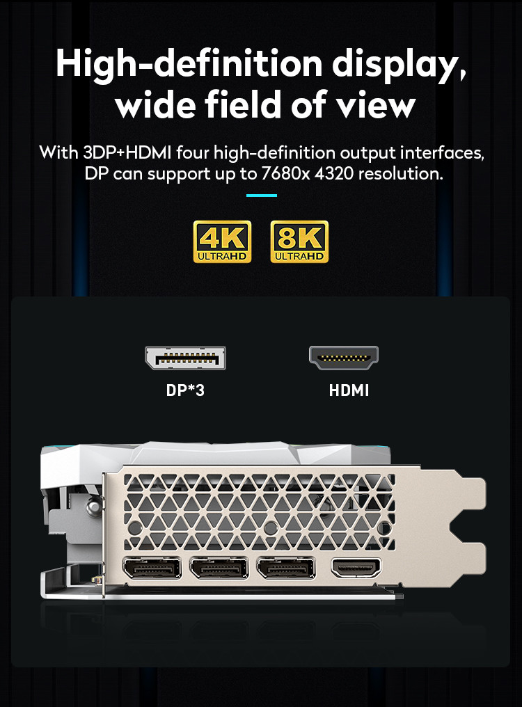 RTX 3080Ti 12G Compute Graphics Cards GDDR6X 384Bit 115MH/S Gaming Video Hash Rate