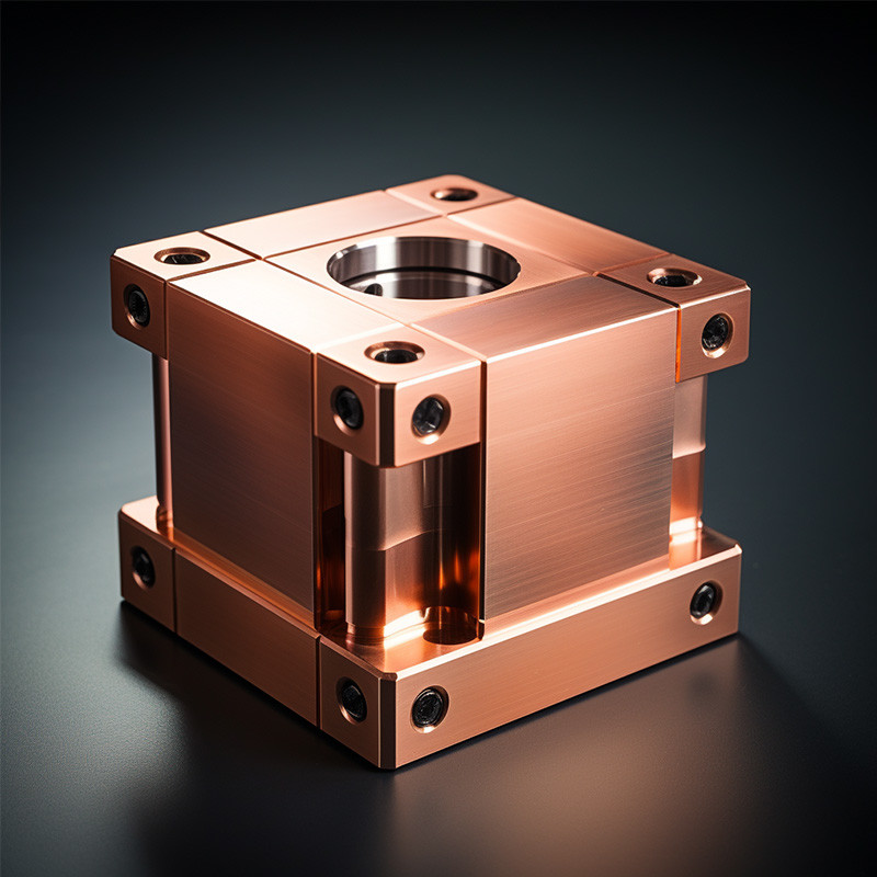 Customized CNC Copper Parts Turning Milling Broaching Processing
