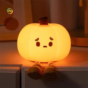 China Modern Pendant Light Cute And Interesting Silicone Pumpkin Lamp For Restaurant wholesale