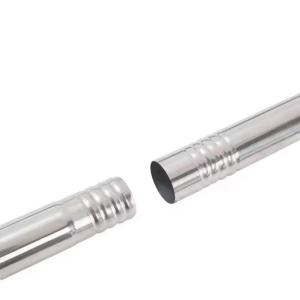 China Thread Splicing Hollow Round Pipe Polished Stainless Steel Connecting Rod wholesale