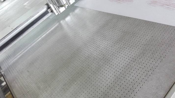 Honeycomb aluminum bed of cutting machine