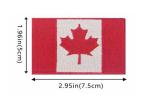 Canada 7.5CM Country Flag Patches