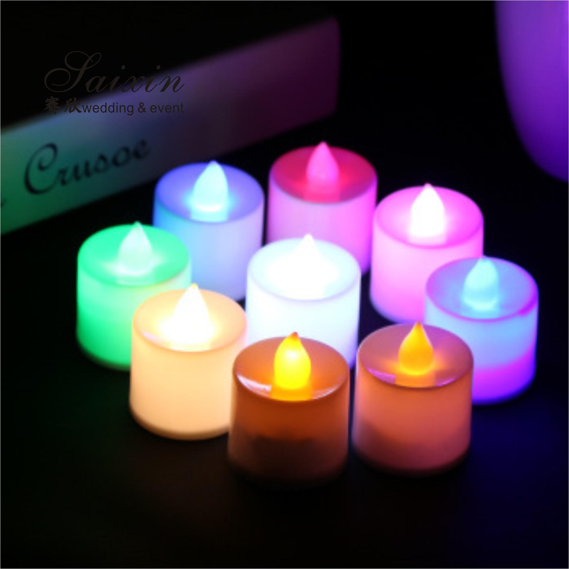 Led Candles For Wedding Centerpieces Flameless Elegant Christmas Light Wax Wedding Candle Pillars