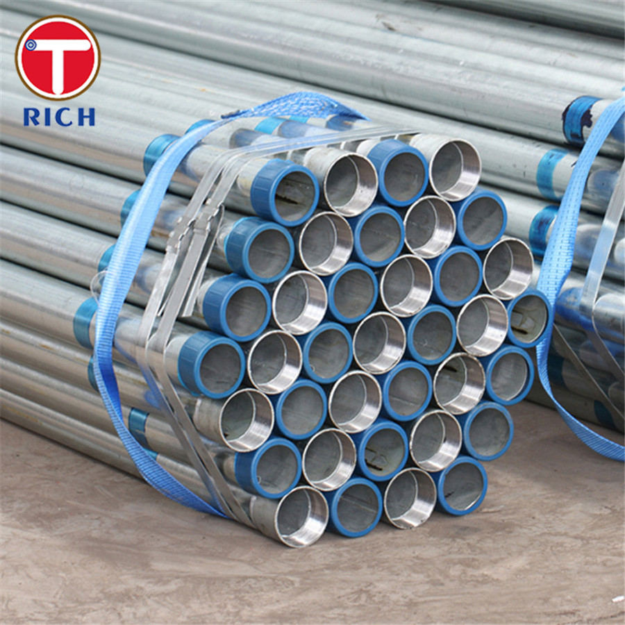 ASTM A53 Galvanized Threaded Pipe At Both Ends For Solar Energy