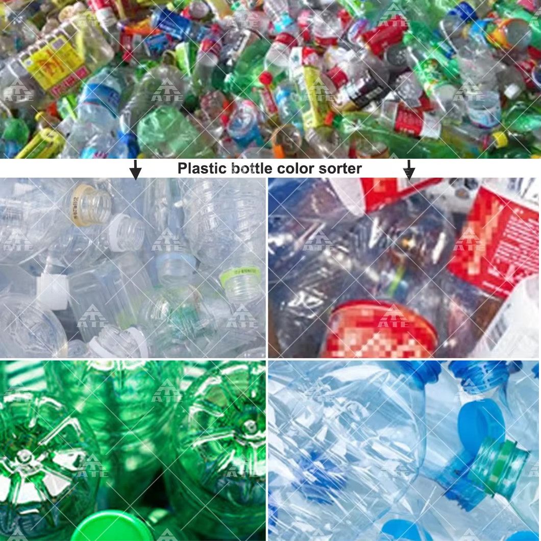 Plastic PV PC Pet Bottle Sorter Plastic Bottles Sorting Machine Waste Plastic Color Separator