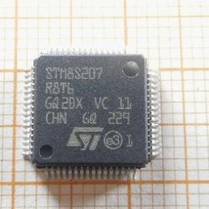 China STM8S207R8T6TR IC Integrated Circuits 8-Bit Microcontrollers MCU 443mW 24MHz 1.6mm on sale
