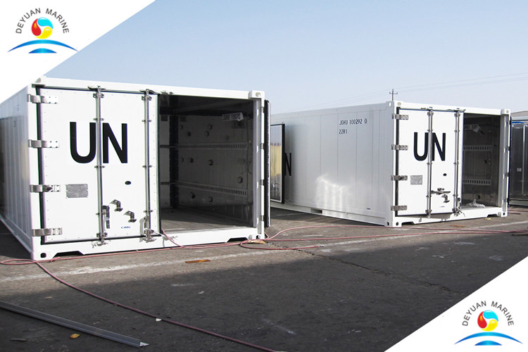 High Strength 20ft Refrigeration Pallet Wide Container Thermo King Reefer Container