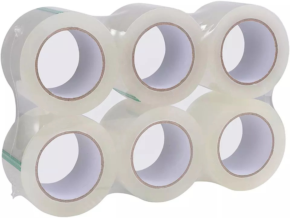 Bopp Packing Tape Waterproof Transfer Opp Bopp Film Strong Clear Adhesive Tape Jumbo Roll