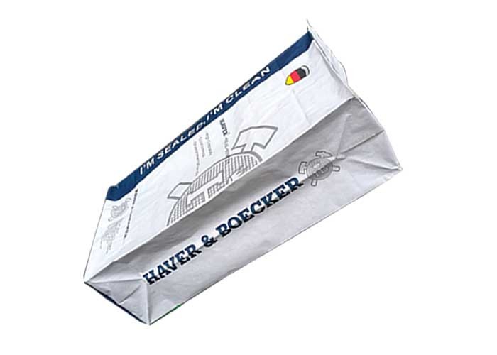Professional Industrial Heat Sealed Paper Bags Square Bottom Easy Open And Filling