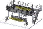 Boat Rock And Roll Rotomoulding Machine Manufacturers Oven