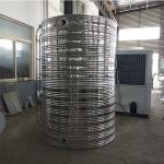 0.8 - 3mm Round Metal Water Tank Stainless Steel 304 Material Custom Capacity