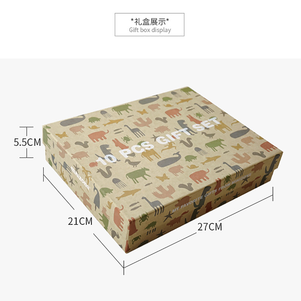 Babies gift box cotton clothing sets 10pcs new born baby clothes gift set