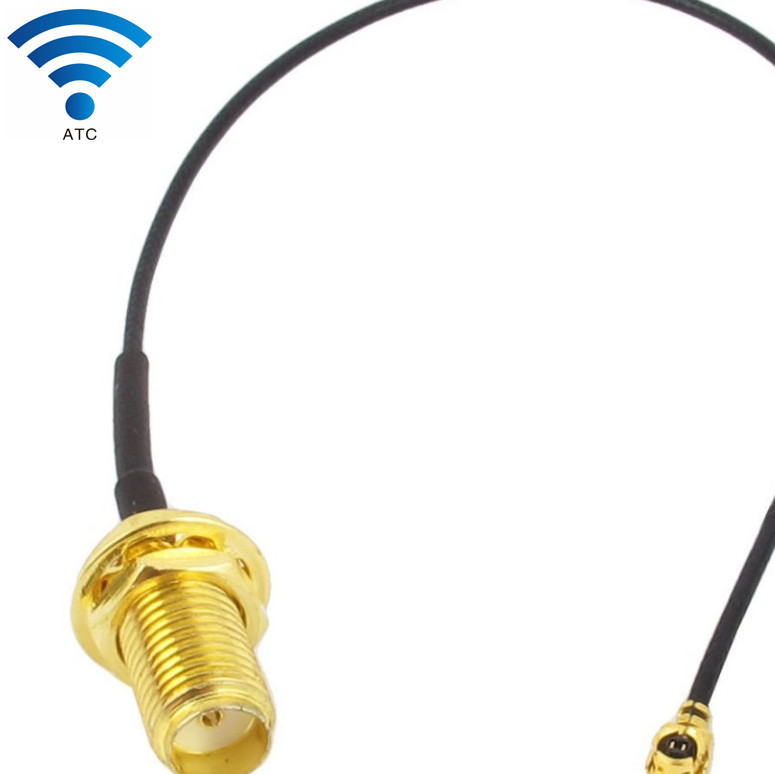 Wireless Internal Antenna RF Coaxial Connector To Ipex Cable Copper Material