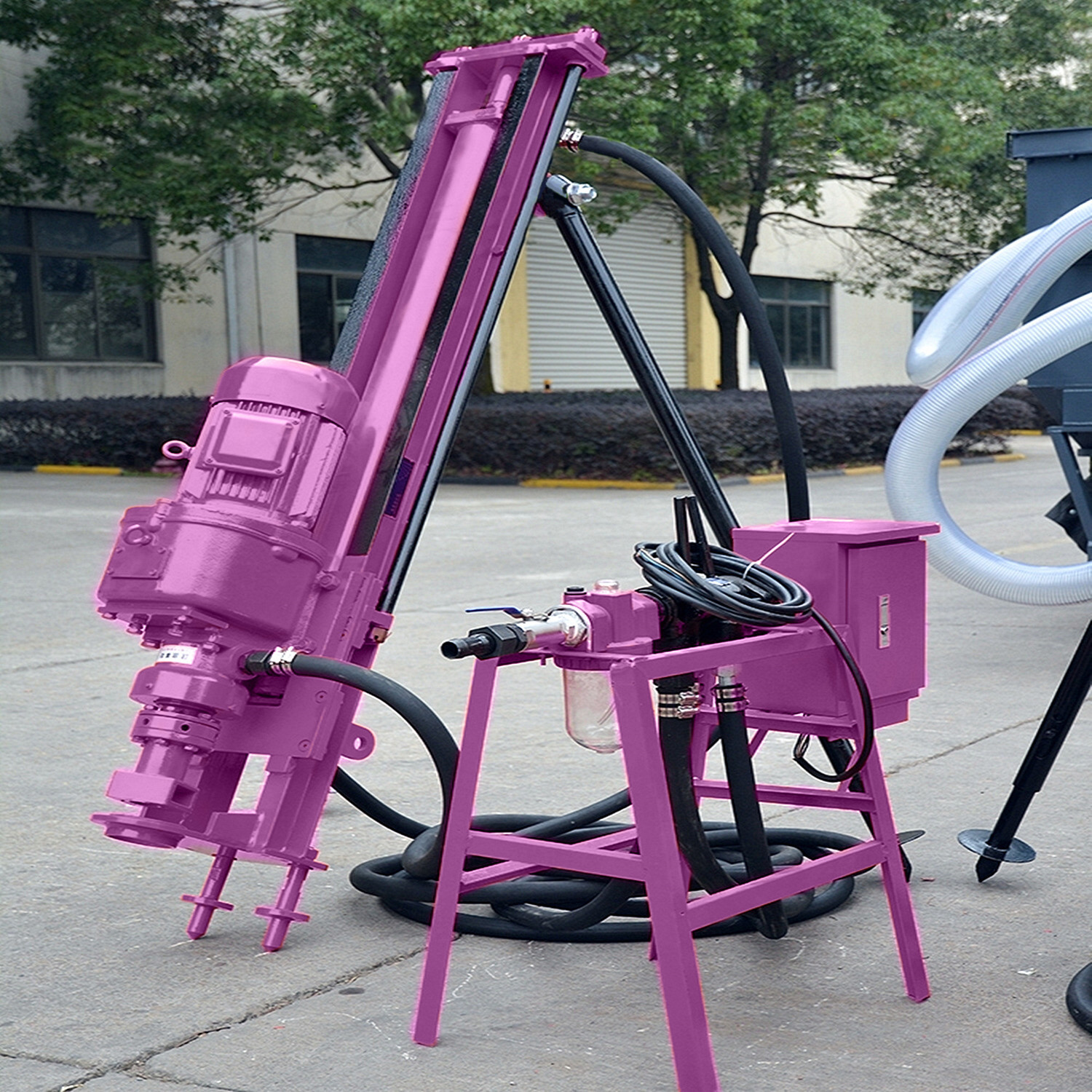 Hydraulic Portable Bucket Drilling Rig Machine Rotary Borehole Mining Machinery