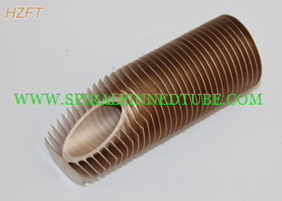 High Heat Exchanging Finned Copper Tubing For Water Boiler / Gas Wall Hanging Heater