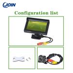Universal Golf Cart Backup Camera Black Rear View Mirror OEM / ODM